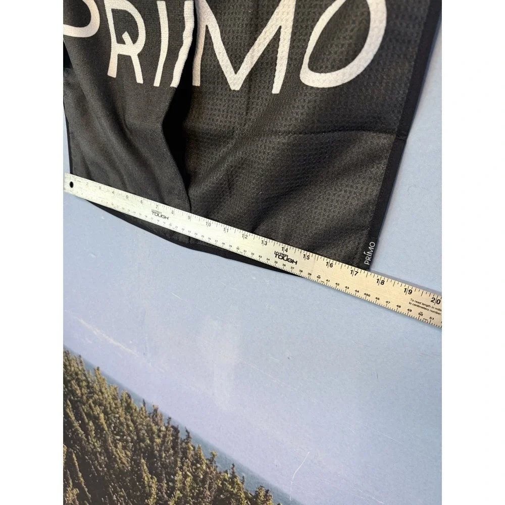 Primo White Microfiber Golf Towel Grey New With Tags